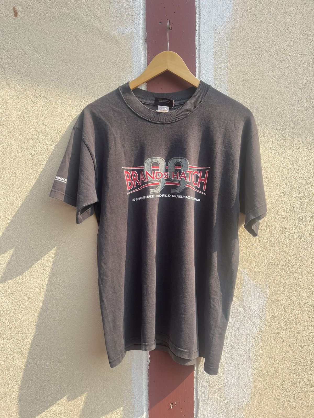 Vintage Faded superbike tee Size US M / EU 48-50 / 2 - 2 Thumbnail
