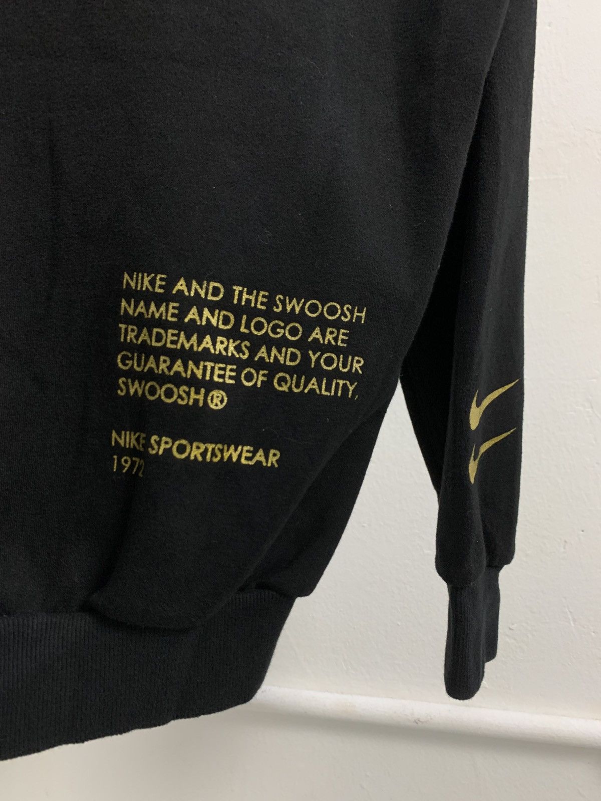 Nike × Vintage Vintage NIKE Swoosh spell out hoodie Size US M / EU 48-50 / 2 - 4 Thumbnail