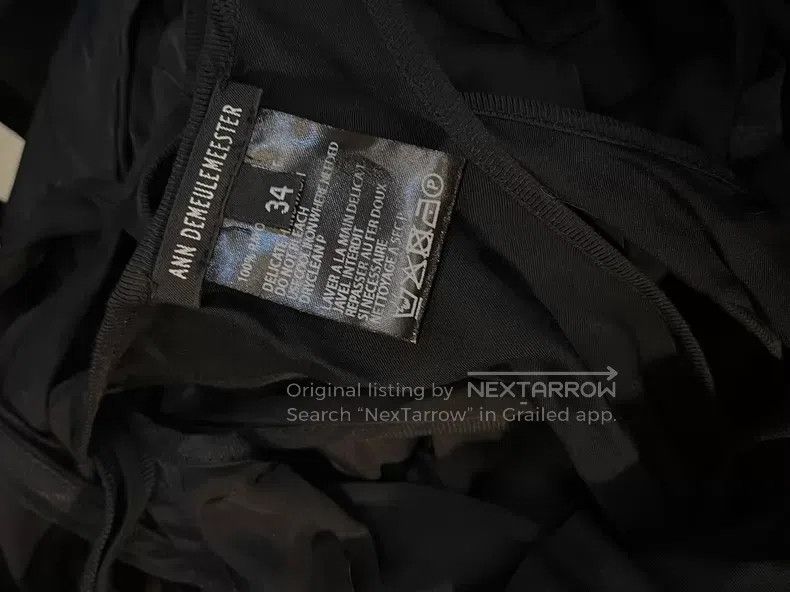 Ann Demeulemeester Ann Demeulemeester Showpiece Black Size XXS / US 00 / IT 34 - 4 Thumbnail