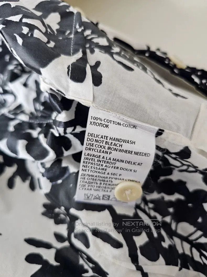 Ann Demeulemeester ann demeulemeester women's shirt with floral design . Size US M / EU 48-50 / 2 - 9 Thumbnail