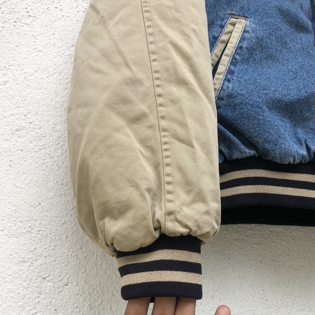 Vintage VTG 90s Mickey Mouse Disney Quilted Varsity Bomber Jacket Size US M / EU 48-50 / 2 - 14 Thumbnail