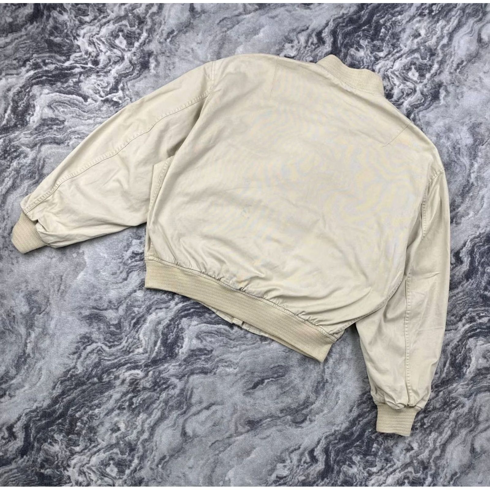 Avirex VINTAGE Avirex Bomber Jacket Men Size M Beige Made In Japan Size US M / EU 48-50 / 2 - 2 Thumbnail