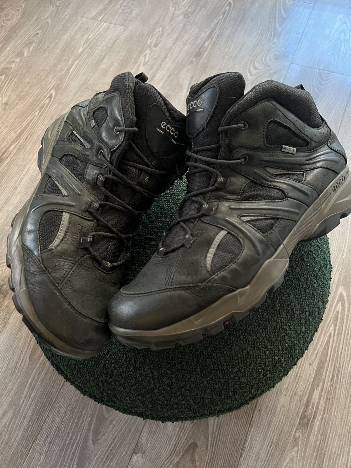 Ecco × Goretex ‼️Ecco Leather Gore-Tex GTX Waterproof Leather High Boots‼️ Size US 14 / EU 47 - 2 Thumbnail