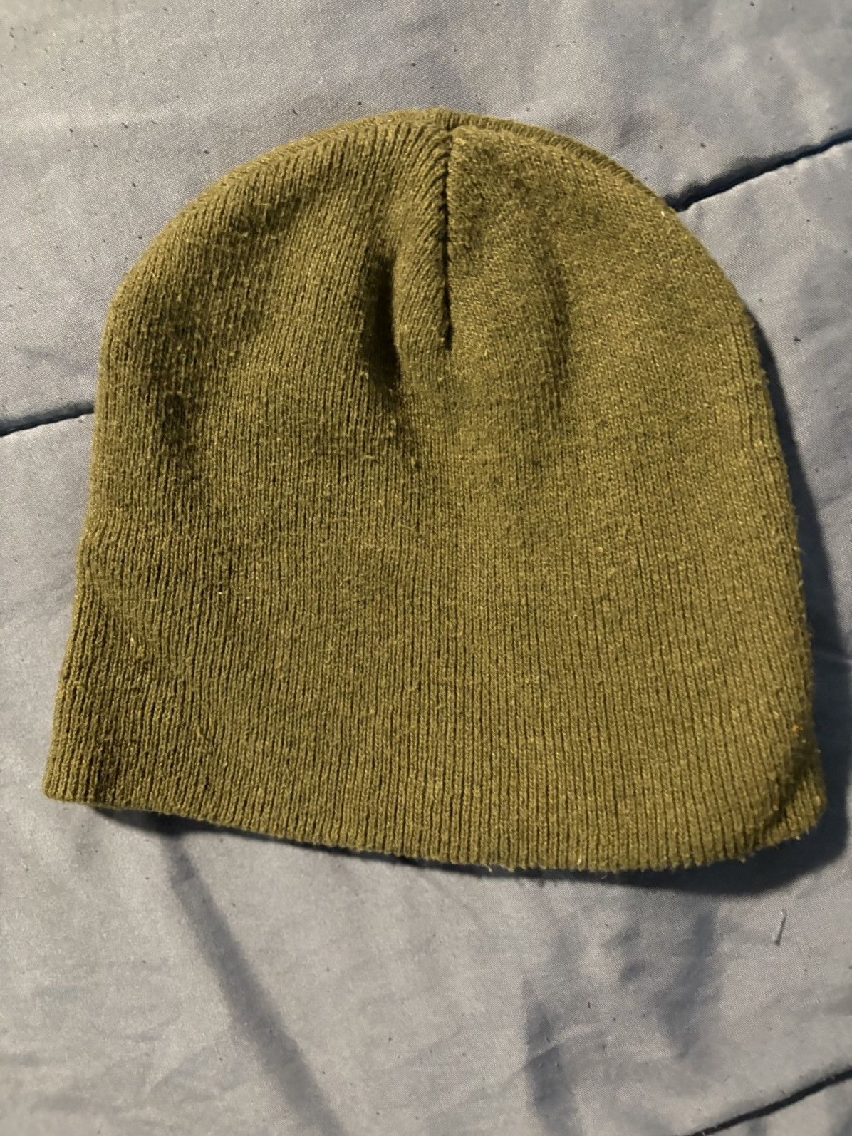 Other Olive Knit Beanie Stretch Hat Unisex Outdoor Ski Snowboard Size ONE SIZE - 5 Thumbnail
