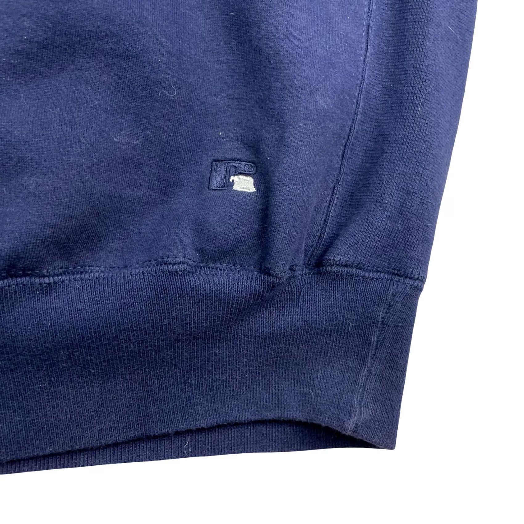 Russell Athletic VINTAGE Russell Athletic Men’s Sweatshirt XL Navy Blue Crew Neck USA Logo Sewn/Stitched Cotton/Polyester Fleece Size US XL / EU 56 / 4 - 3 Thumbnail