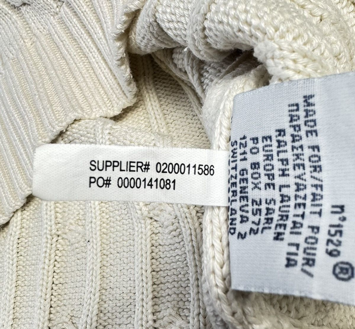 Polo Ralph Lauren Polo Ralph Lauren V-Neck Cable Knit Sweater size L Size L / US 10 / IT 46 - 8 Thumbnail