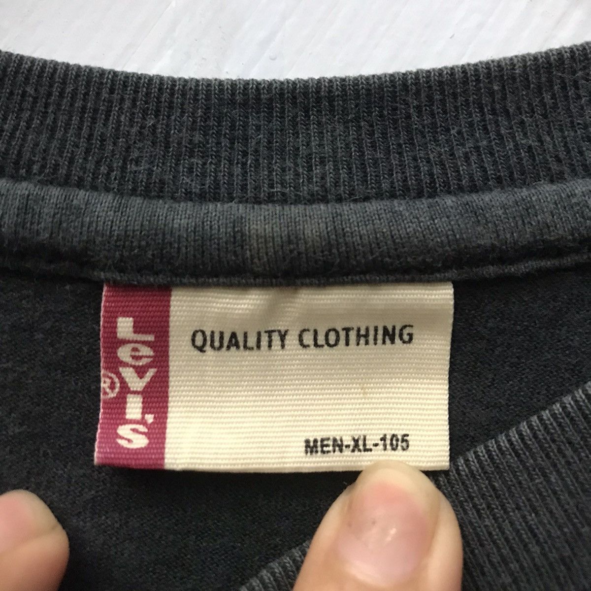 Levi's × Levi's Vintage Clothing × Vintage Vintage Levis Grandad black polo shirt tee Size L Red Tab Size US M / EU 48-50 / 2 - 6 Thumbnail