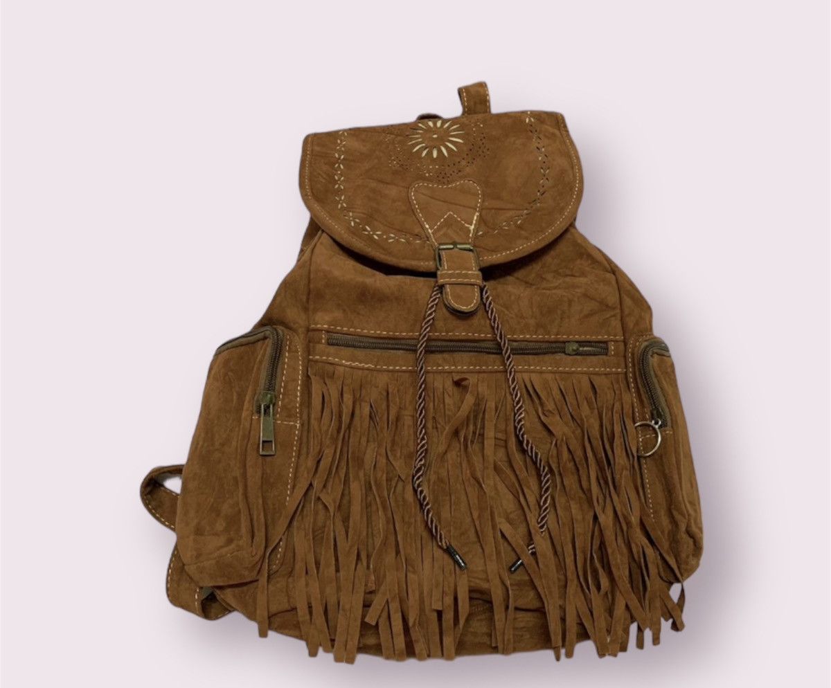 Vintage Vintage Cowboy backpack - custom Rucksack Size ONE SIZE - 1 Thumbnail