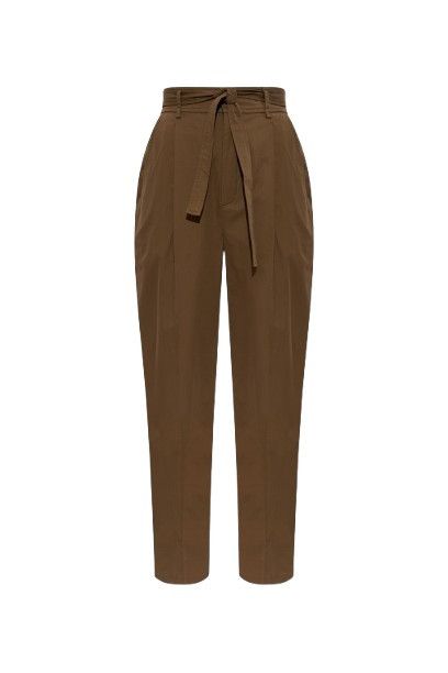 Yves Saint Laurent Saint Laurent High Waisted Belted Pants In Cotton tag size 40 Women - USA Duties Paid Size 40" / US 18 - 1 Preview
