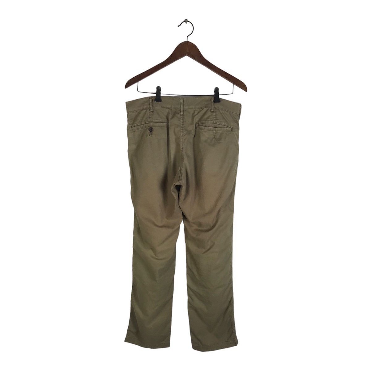 Comme des Garcons Homme AD2005 Comme des Garçons Homme Olive Patina Workwear Trouser Size US 33 - 2 Thumbnail