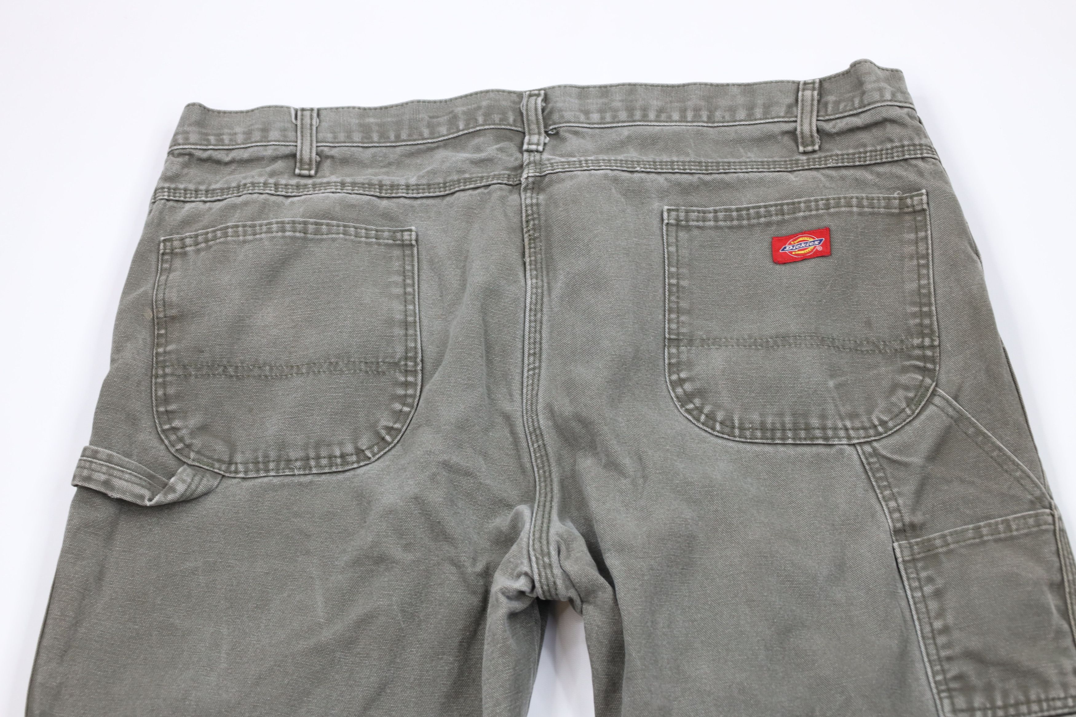 Dickies Vintage Dickies Canvas Wide Leg Dungaree Pants Green Cotton Size US 44 / EU 60 - 10 Thumbnail
