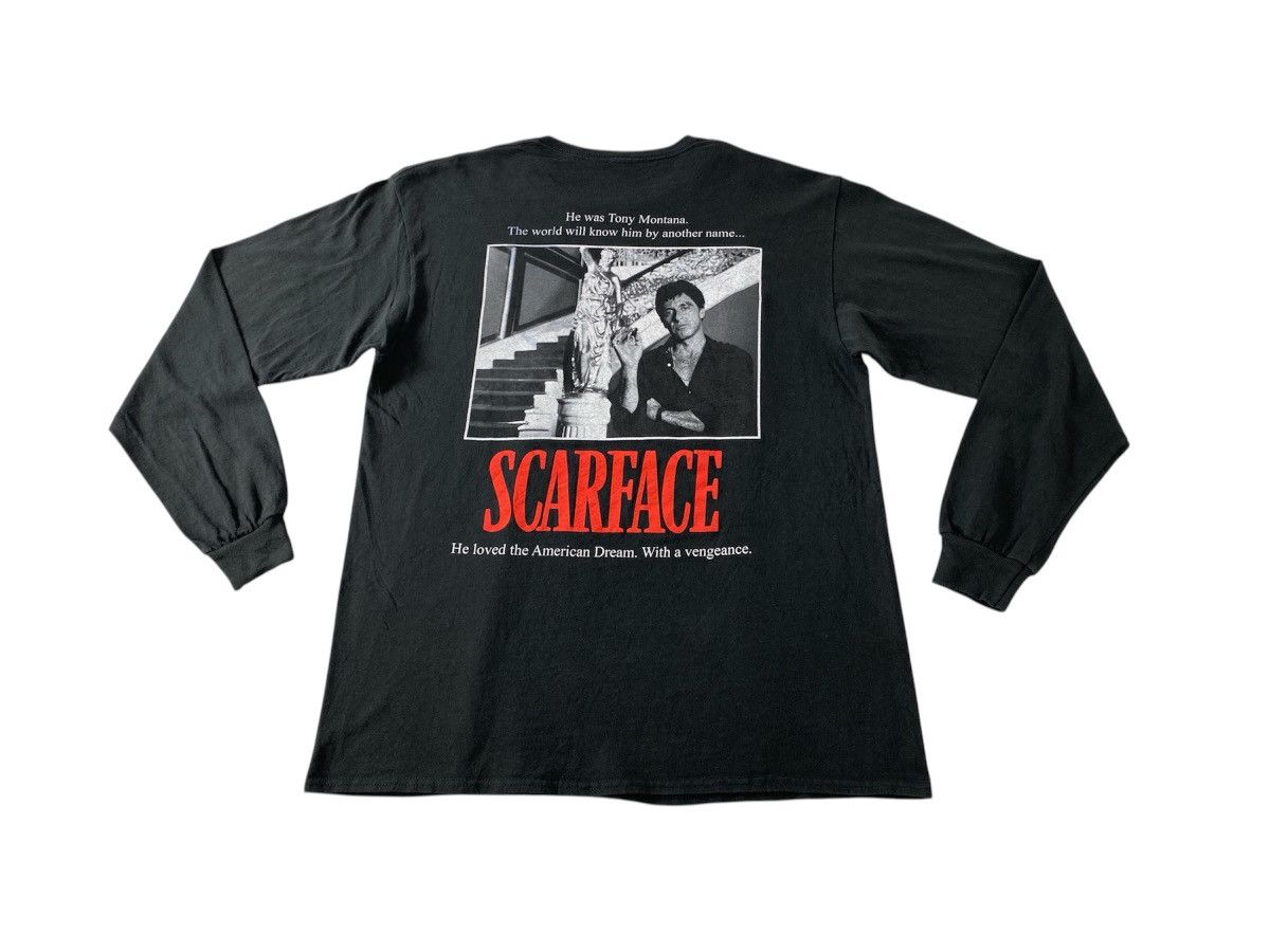 Other Scarface Tony Montana Big Logo Printed Longsleeve Tee Size US M / EU 48-50 / 2 - 1 Thumbnail