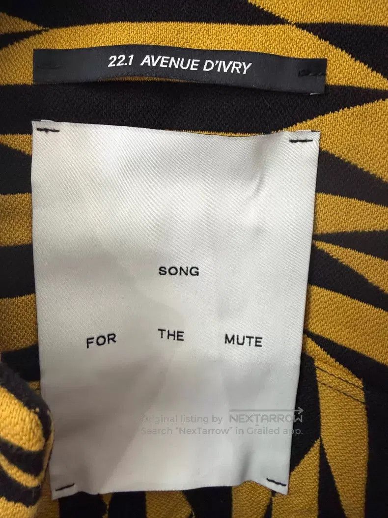 Song For The Mute SONG FOR THE MUTE Diamond-print coat Size US S / EU 44-46 / 1 - 3 Thumbnail