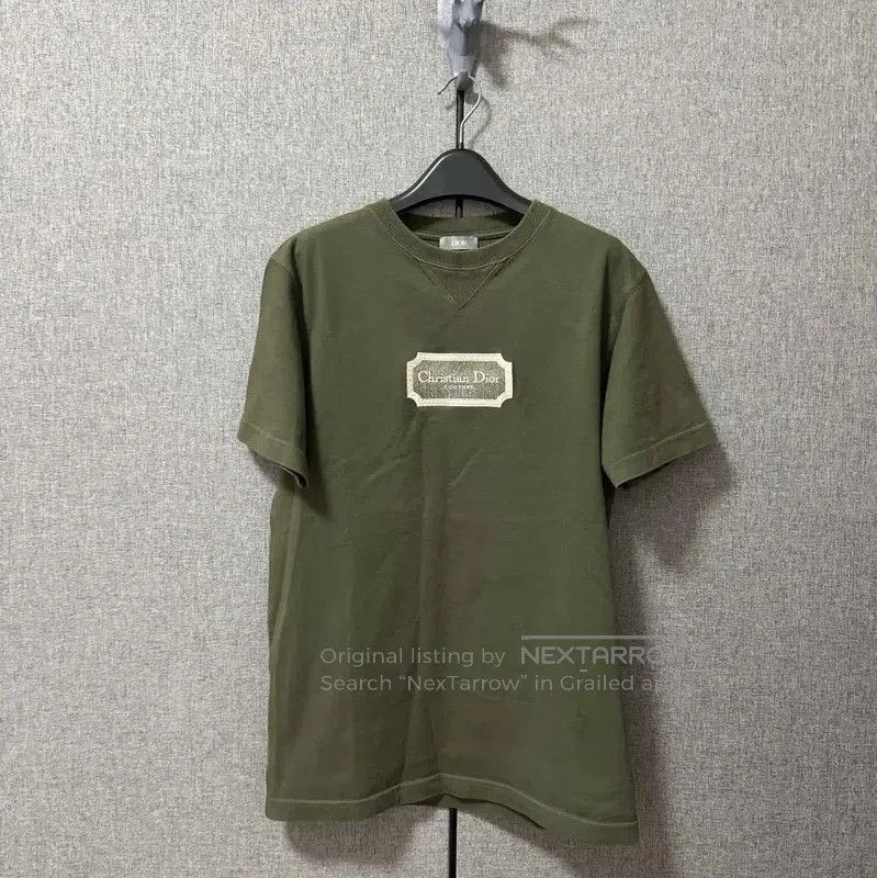 Dior Dior Military Green Cotton Logo T-Shirt . Size US XS / EU 42 / 0 - 1 Thumbnail