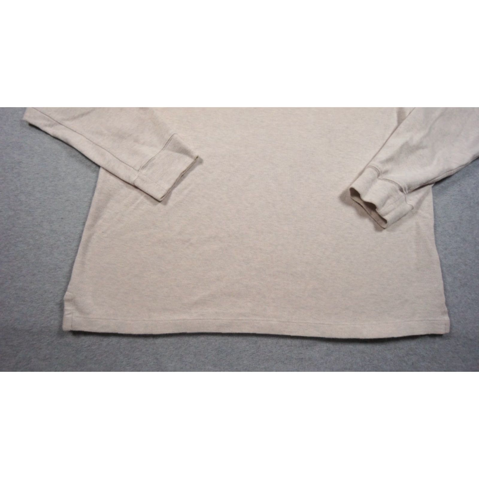 Polo Ralph Lauren VINTAGE Polo Ralph Lauren Sweater Shirt Mens XL Beige 1/4 Zip Pullover Estate Rib Preppy Mens Size US XL / EU 56 / 4 - 4 Thumbnail