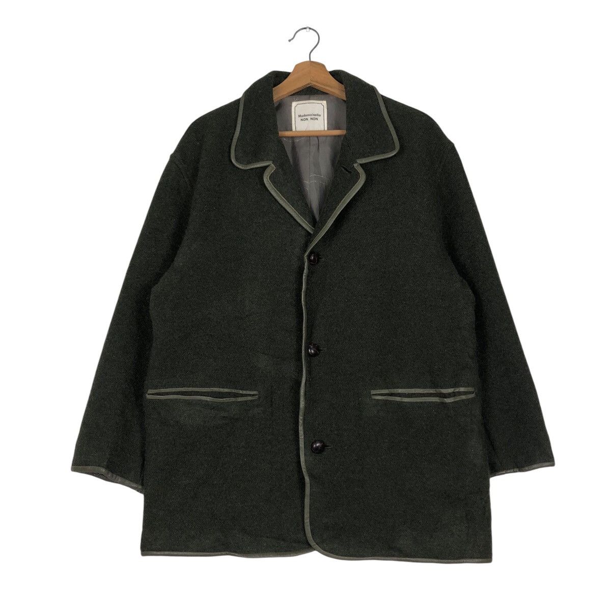 Japanese Brand 📌Vintage Wool Jacket Double Pocket Mademoiselle Non Non Size US M / EU 48-50 / 2 - 2 Thumbnail