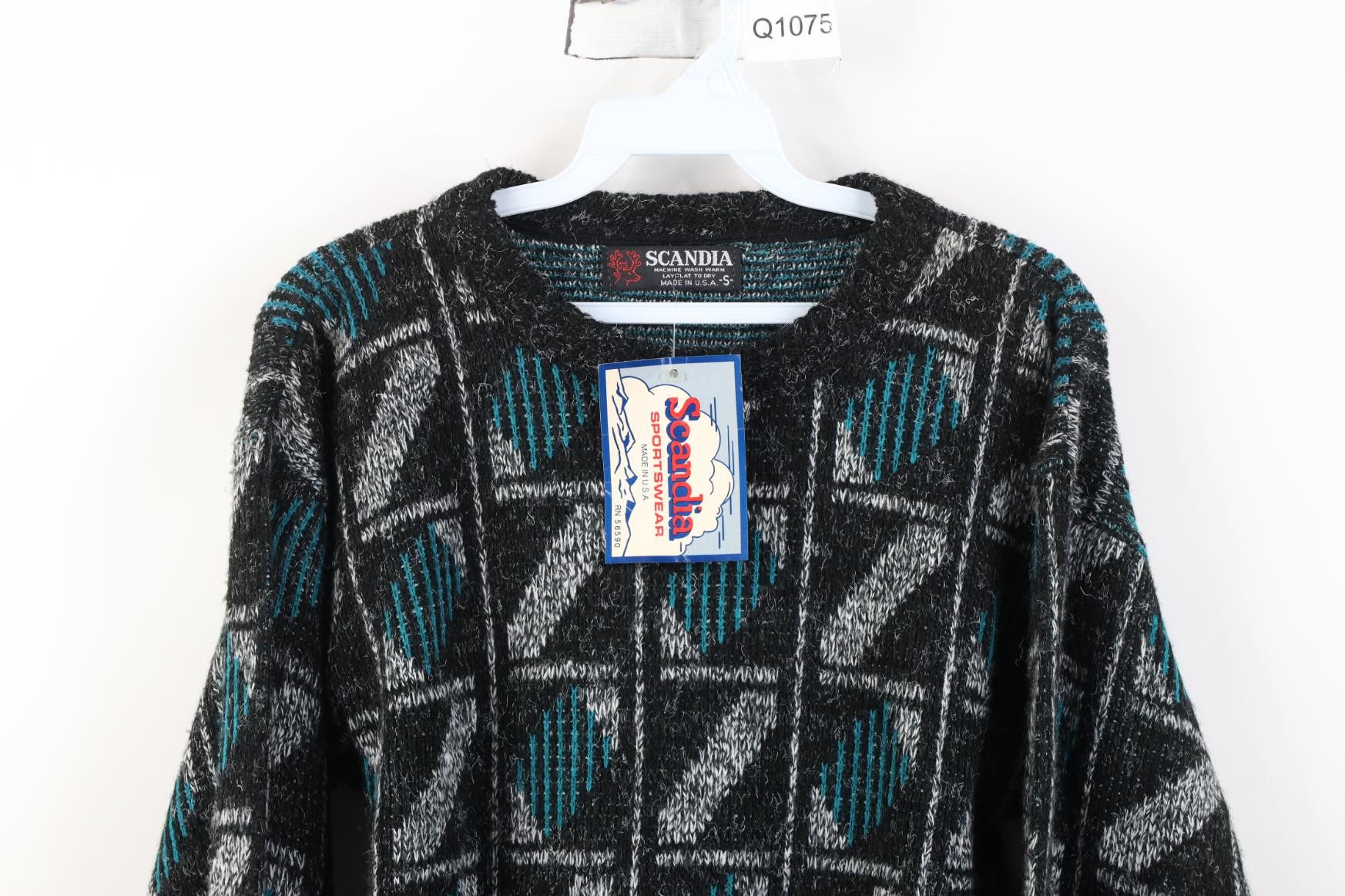 Vintage Deadstock Vintage 80s 90s Streetwear Knit Sweater USA Size S / US 4 / IT 40 - 2 Thumbnail
