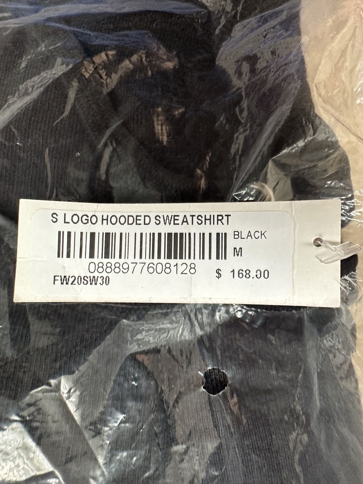 Supreme (NEW) Supreme S Logo Hooded Sweatshirt (Size M, Black) Size US M / EU 48-50 / 2 - 2 Thumbnail