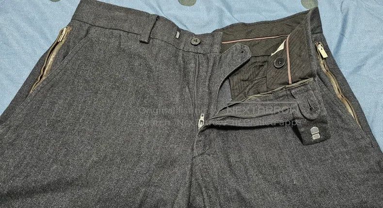 Hermes Hermes Patch leather casual long pants Size 25" / US 0 / IT 36 - 3 Thumbnail
