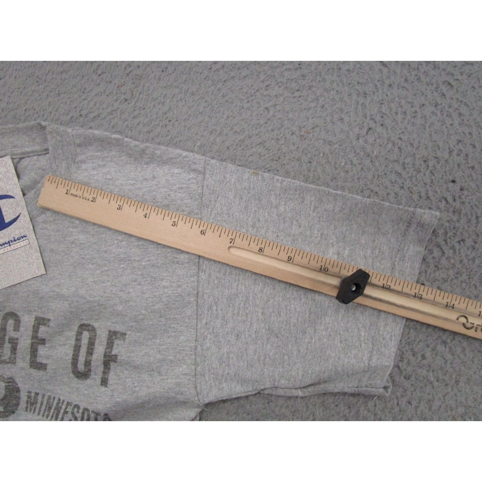 Champion Champion College Short Sleeve Shirt S NEW Gray Men's T-Shirt Shop Collegiate Spell Out Size US S / EU 44-46 / 1 - 6 Thumbnail