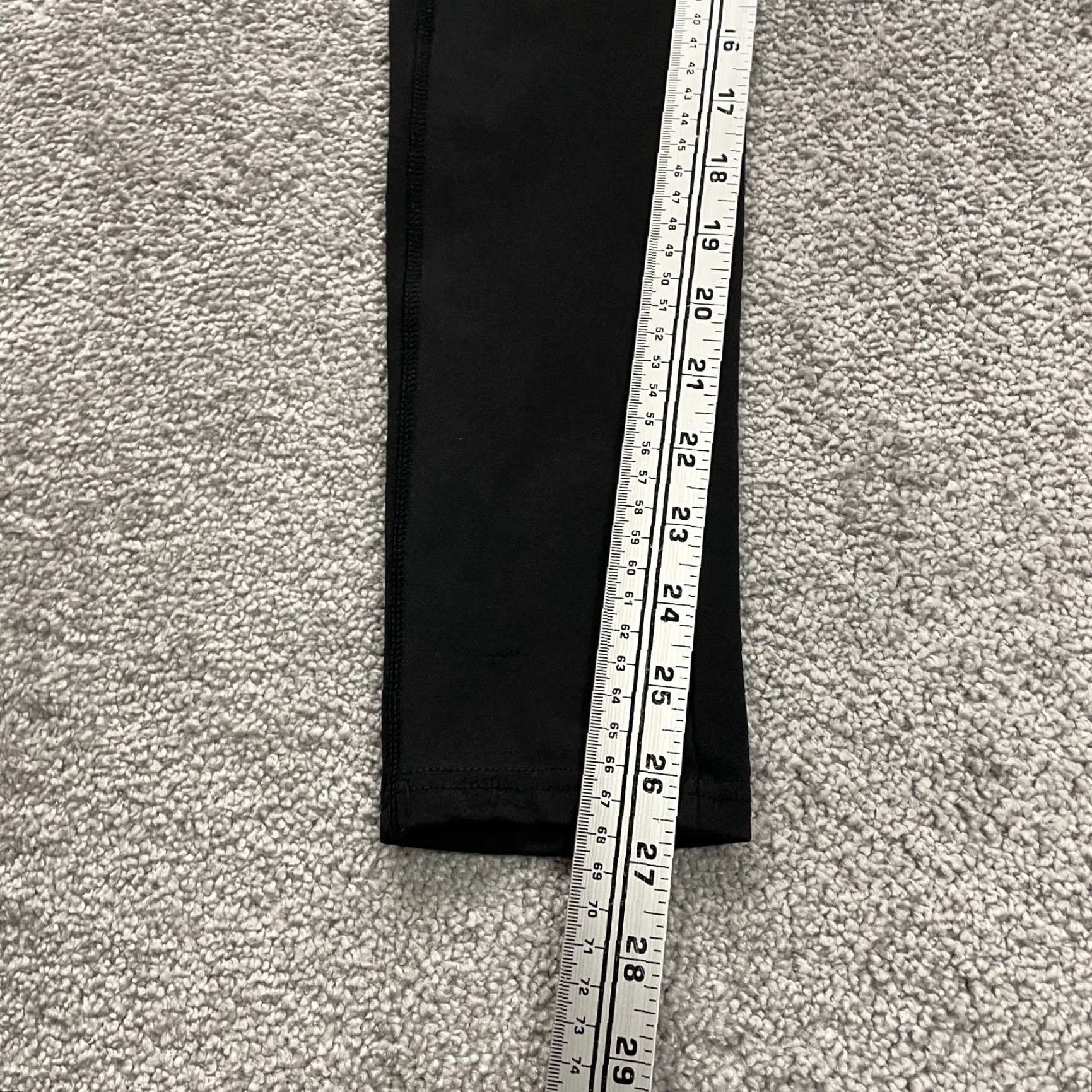 Vintage BSP Compression Leggings Womens Small Black Snake Mid Rise Active Gym Yoga 24x27 Size 28" / US 6 / IT 42 - 6 Thumbnail