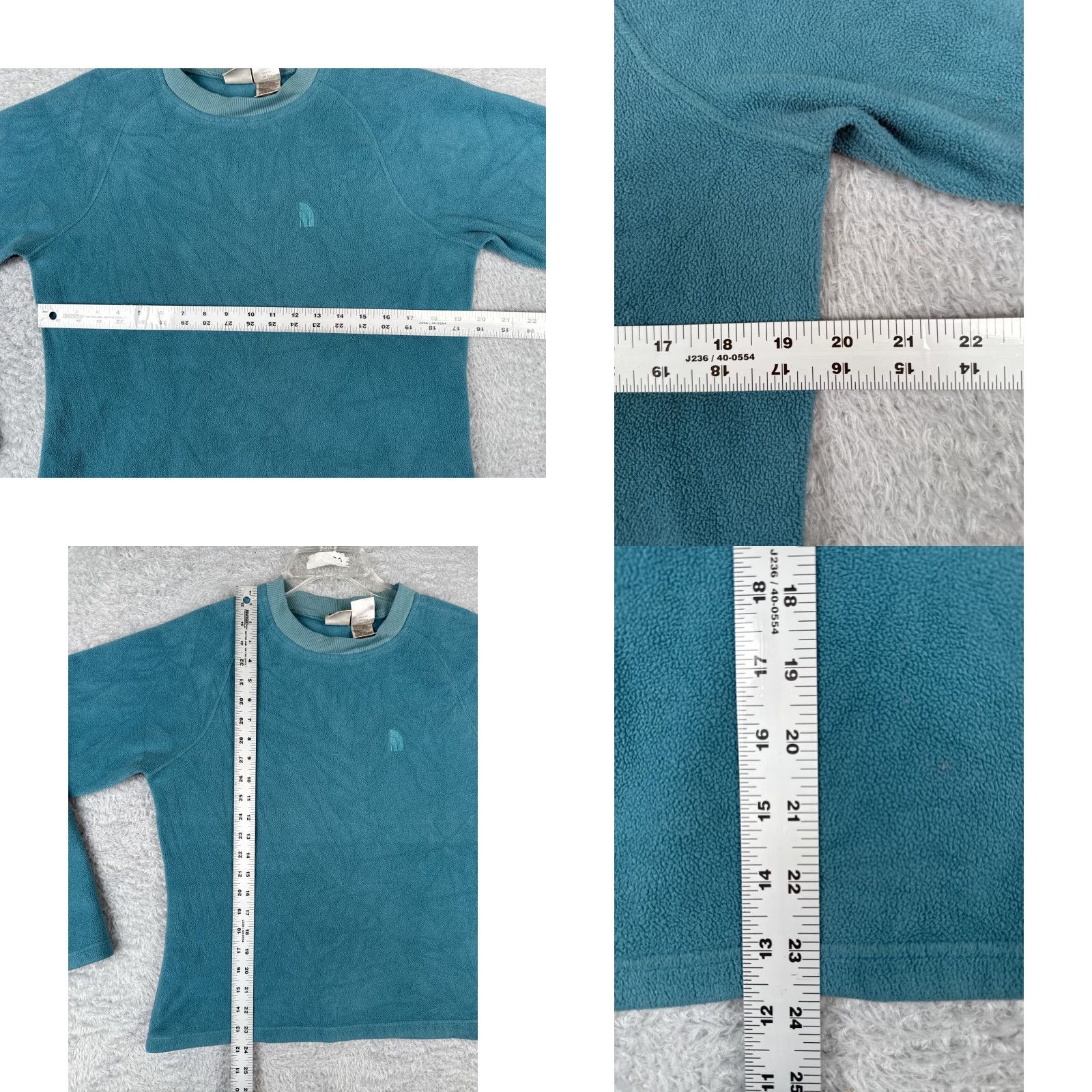 The North Face VINTAGE The North Face Sweater Shirt Womens Medium Teal Pullover Fleece Sweatshirt Crew Neck – Logo Pocket .co? Size M / US 6-8 / IT 42-44 - 8 Thumbnail