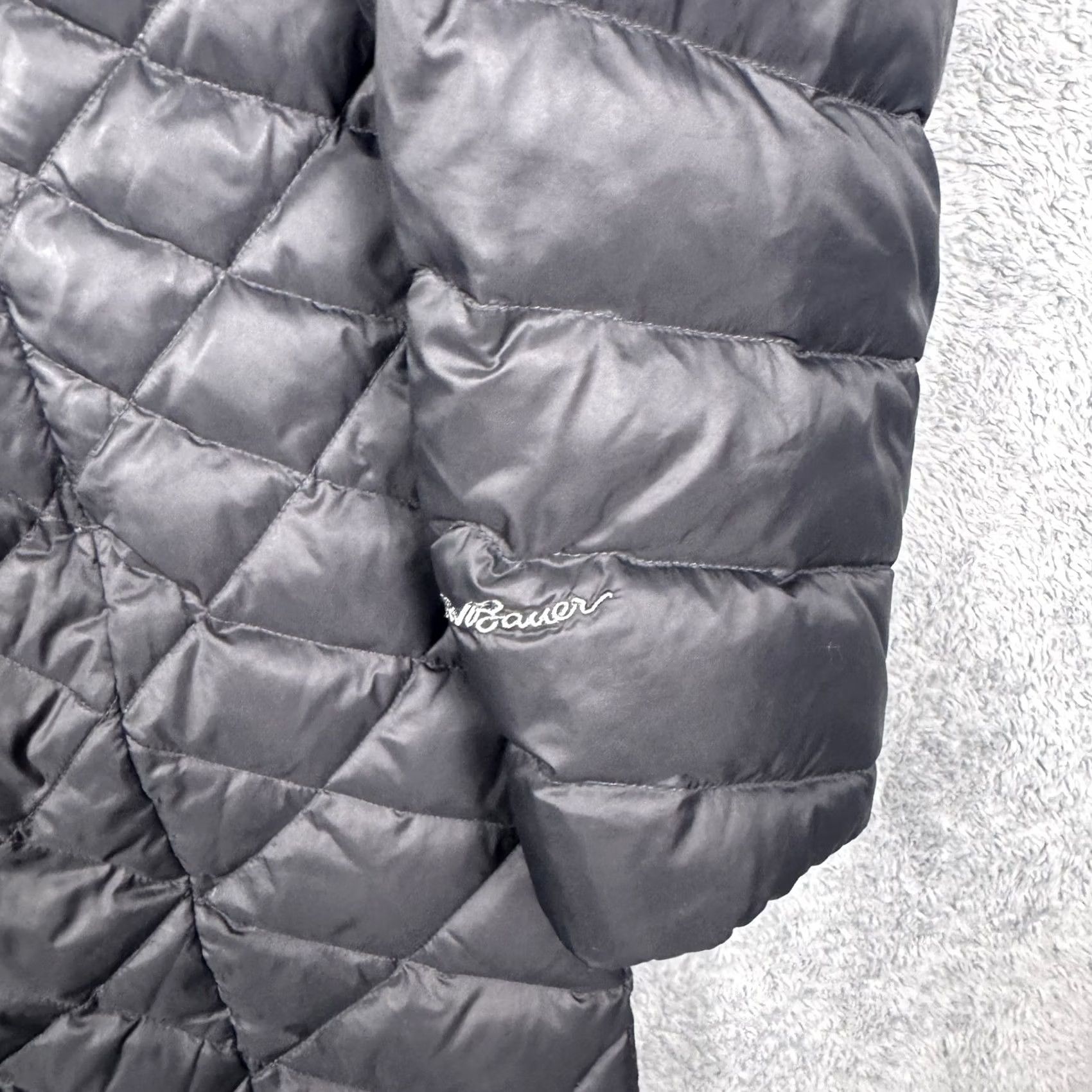 Eddie Bauer Eddie Bauer Down Jacket Womens S Long Quilted Puffer Coat Full Zip Faux Fur Black Modest Size S Womens Size S / US 4 / IT 40 - 7 Thumbnail