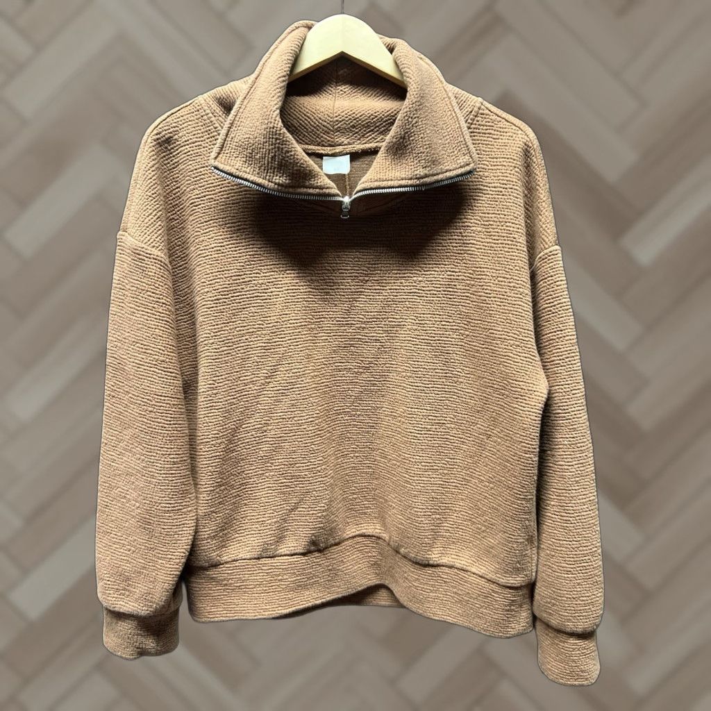Vintage Calia Womens Ivory Half-Zip Sweater S Regular Size S / US 4 / IT 40 - 1 Thumbnail