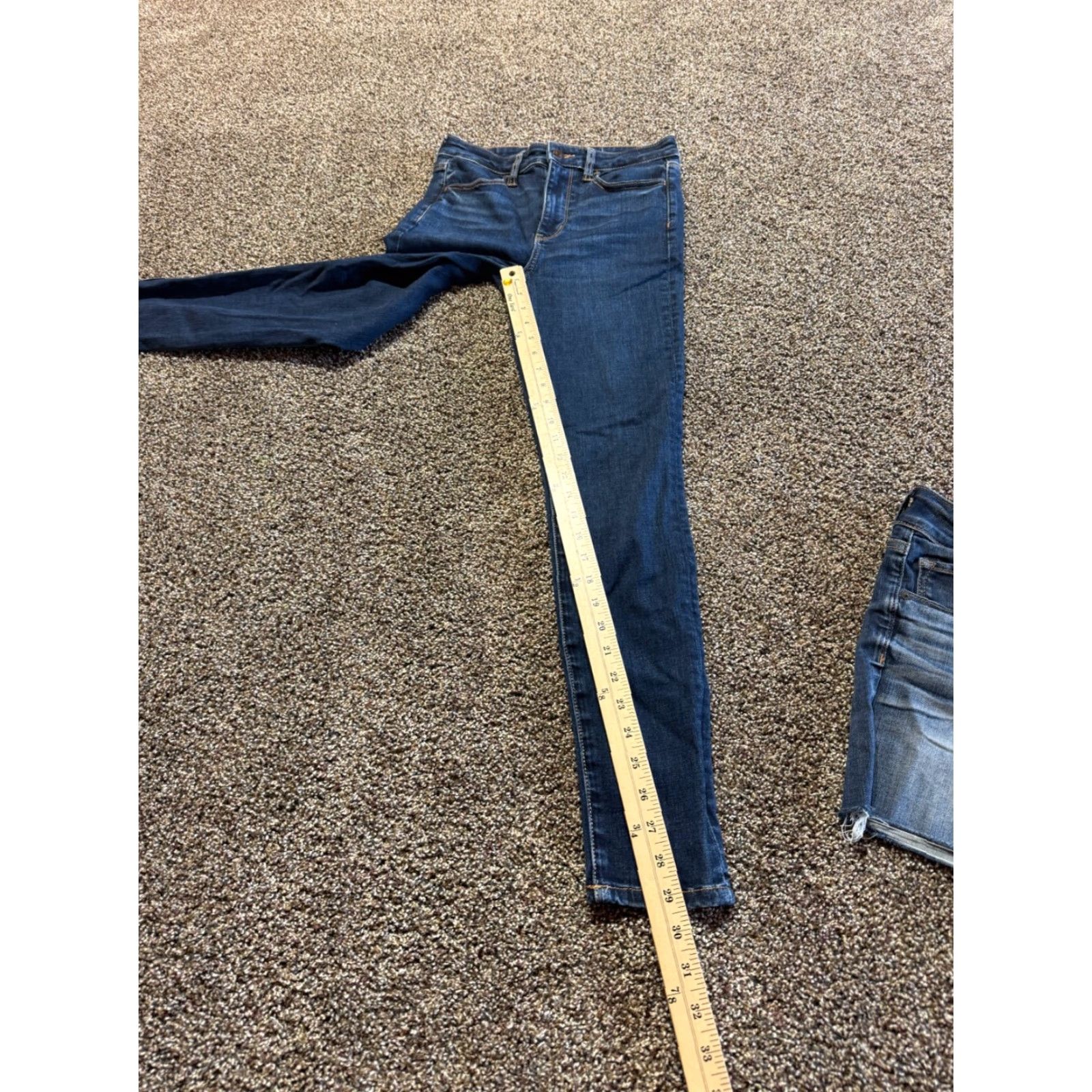 American Eagle Outfitters American Eagle Women's Jeans & Shorts Size 4 Blue Denim Lot Of 2 Jegging Cutoff Size 27" / US 4 / IT 40 - 5 Thumbnail