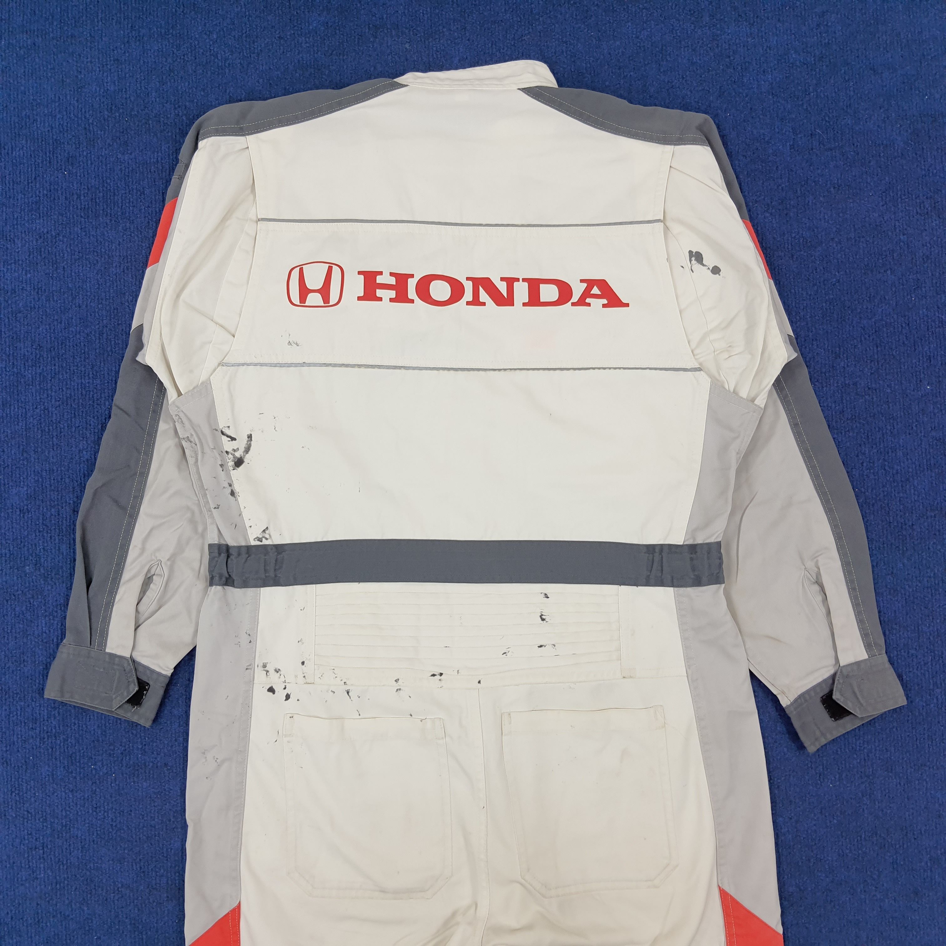 Japanese Brand × Vintage Vintage HONDA Racing Team Japan Motorsports Coverall Size US M / EU 48-50 / 2 - 1 Thumbnail