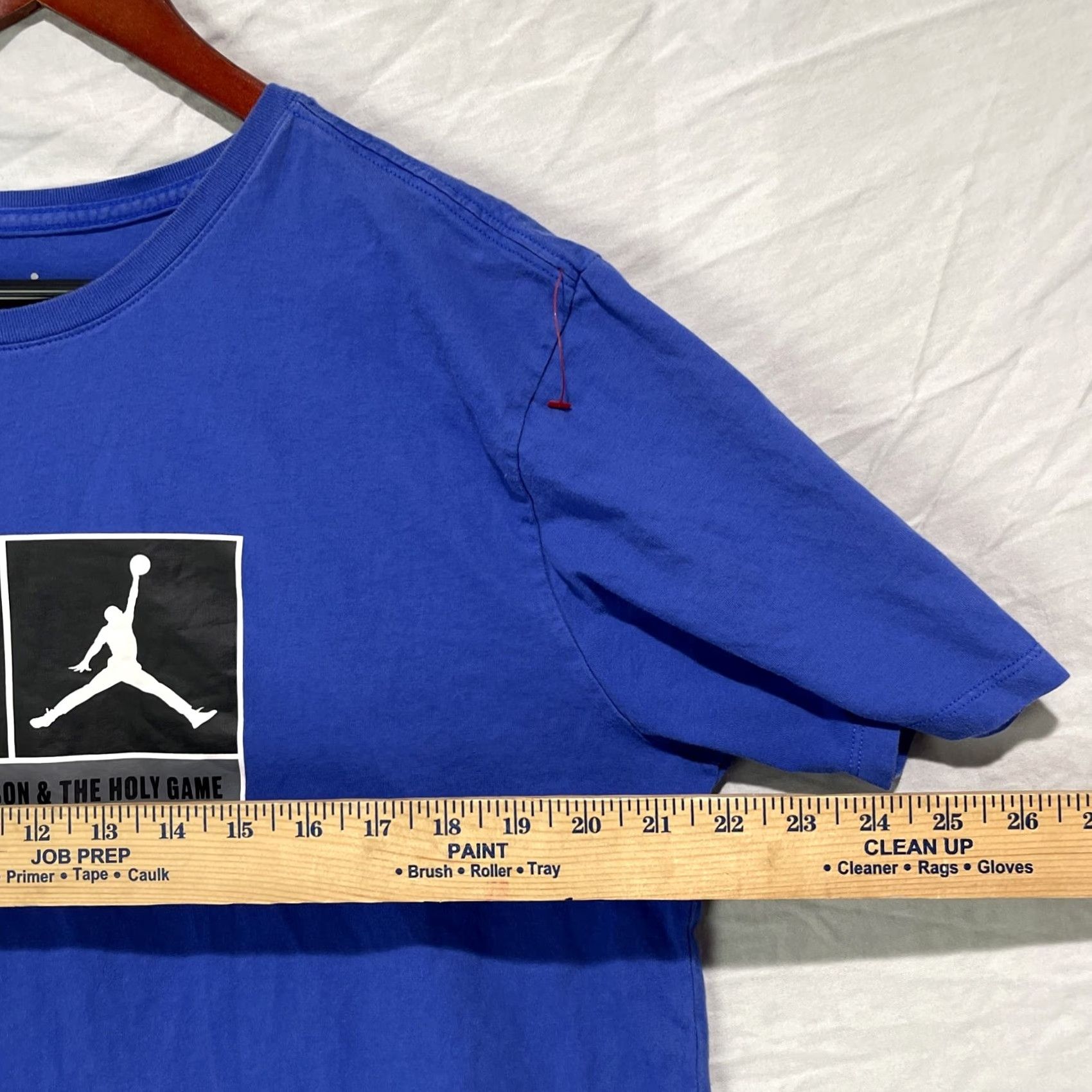 Jordan Brand Air Jordan Shirt Mens XL Blue Spike Lee 40 Acres Jumpman Basketball Movie Tee Size US XL / EU 56 / 4 - 6 Thumbnail