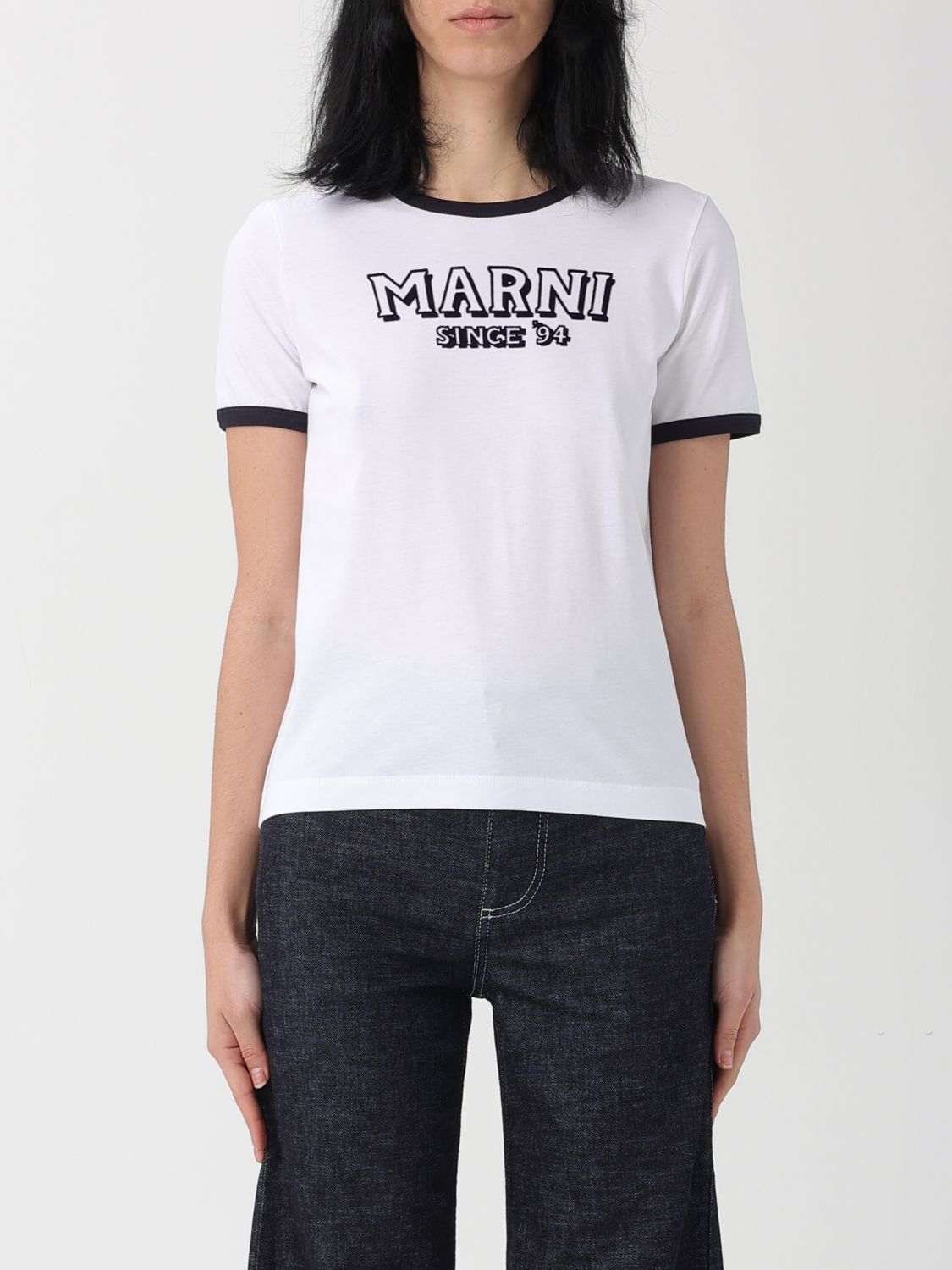 Marni Marni T-Shirt Woman White Size S / US 4 / IT 40 - 1 Thumbnail