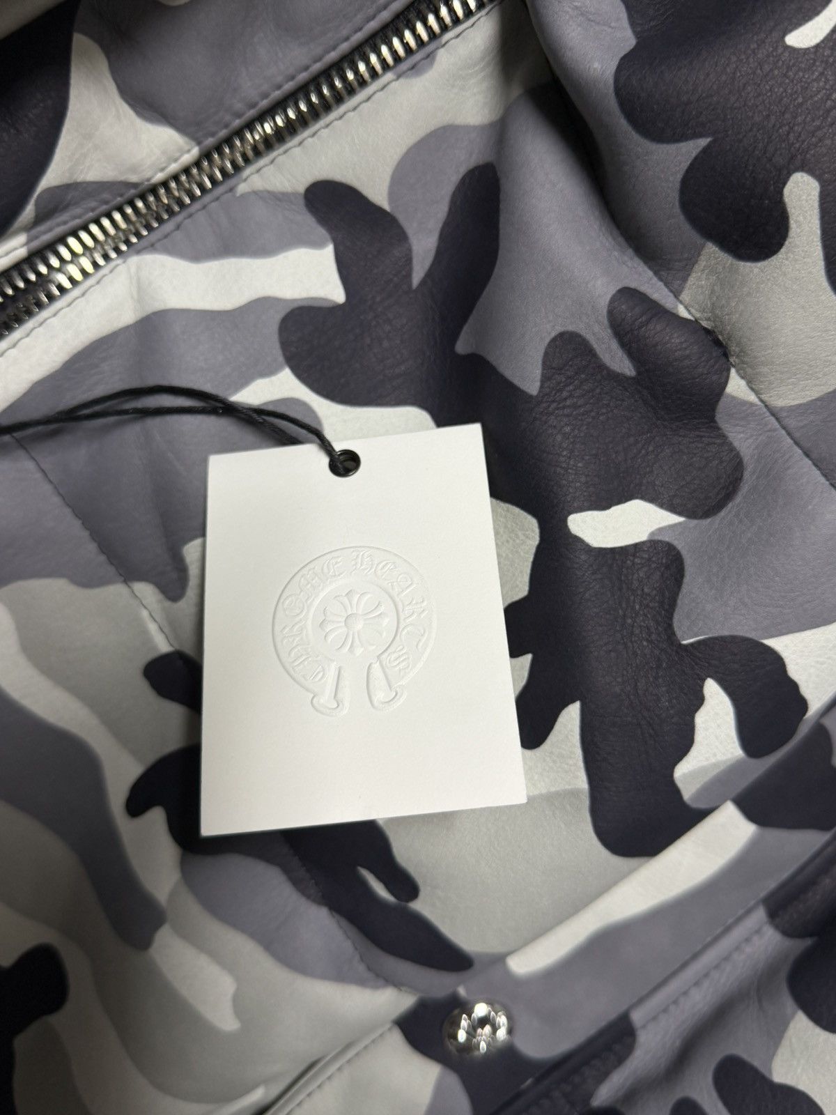 Chrome Hearts Chrome Hearts Camo Leather Puffer Jacket Size US L / EU 52-54 / 3 - 15 Thumbnail