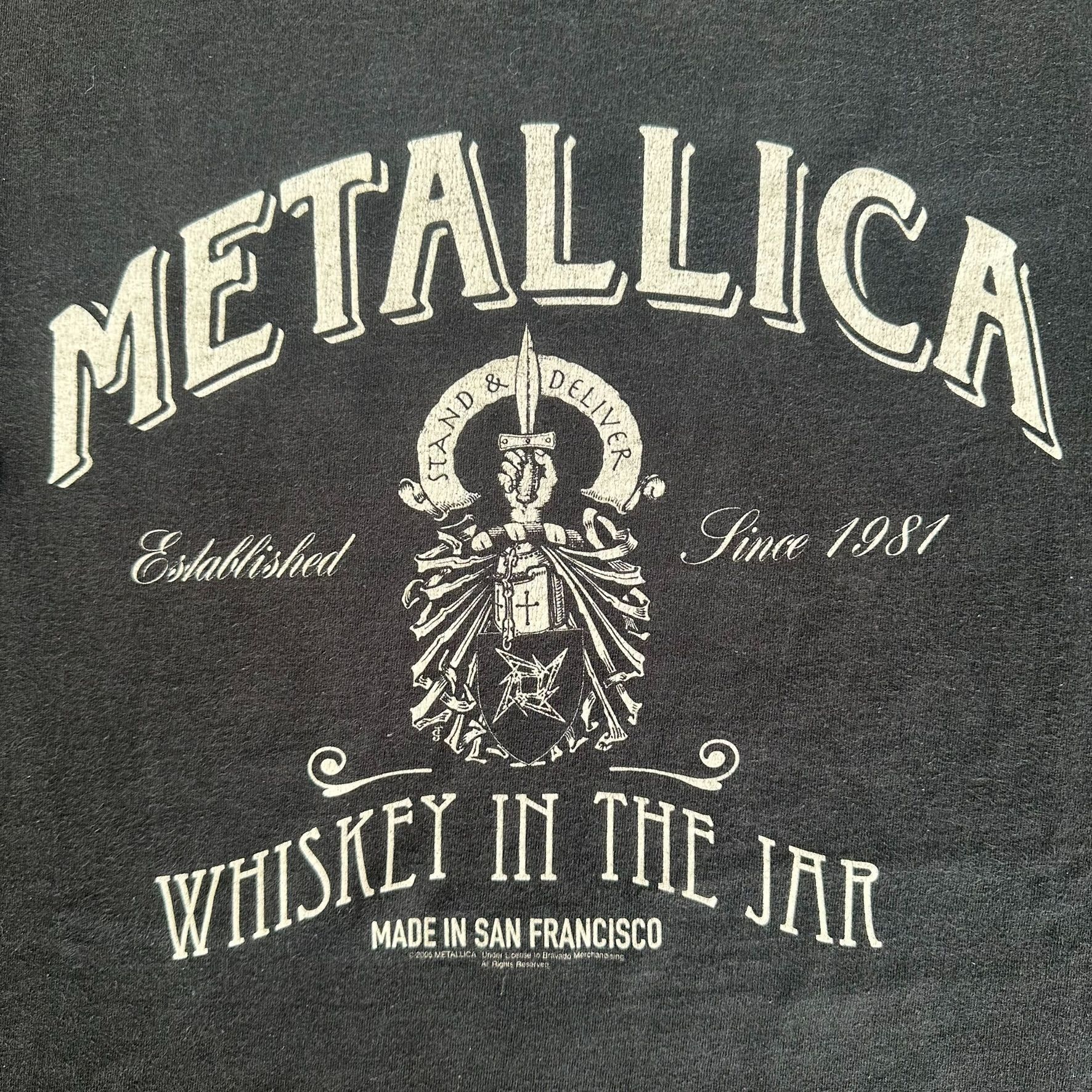 Metallica Vintage Y2K Metallica Whiskey in the Jar T-Shirt Grunge Punk Size US XL / EU 56 / 4 - 2 Thumbnail
