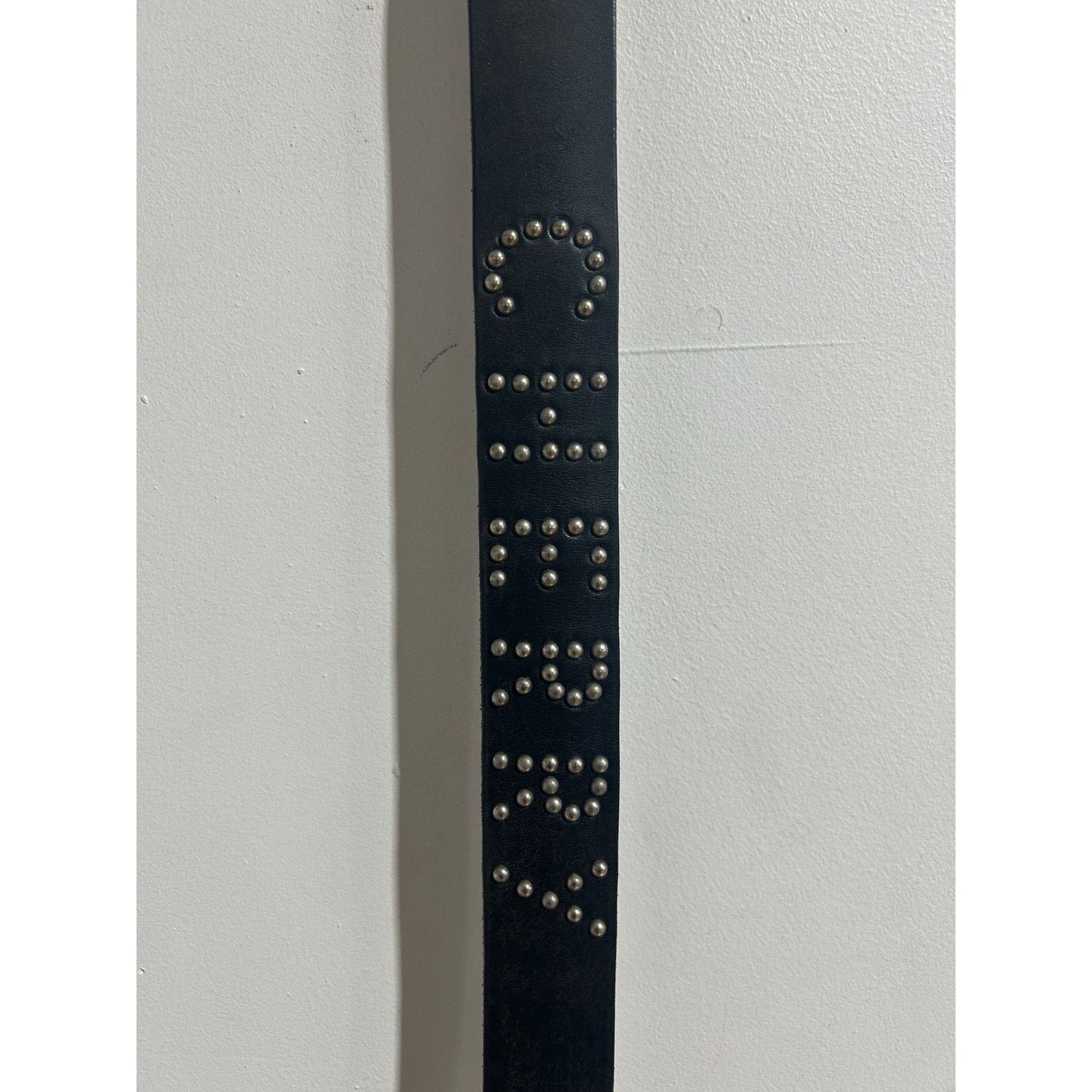 Cherry LA CHERRY LA LEATHER STUDDED SANTA FE BELT SIZE 38 PREOWNED Size 38 - 5 Thumbnail