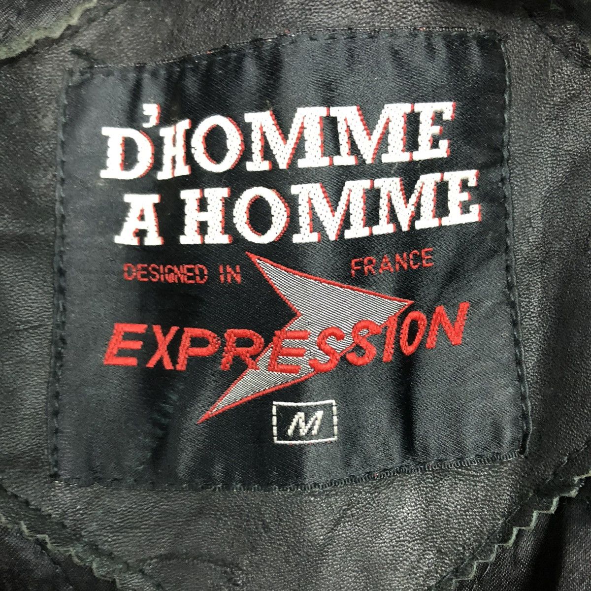 Japanese Brand 🔥VINTAGE BIKER LEATHE RJACKET BLANKET D’HOMME A HOMME Size US M / EU 48-50 / 2 - 21 Thumbnail