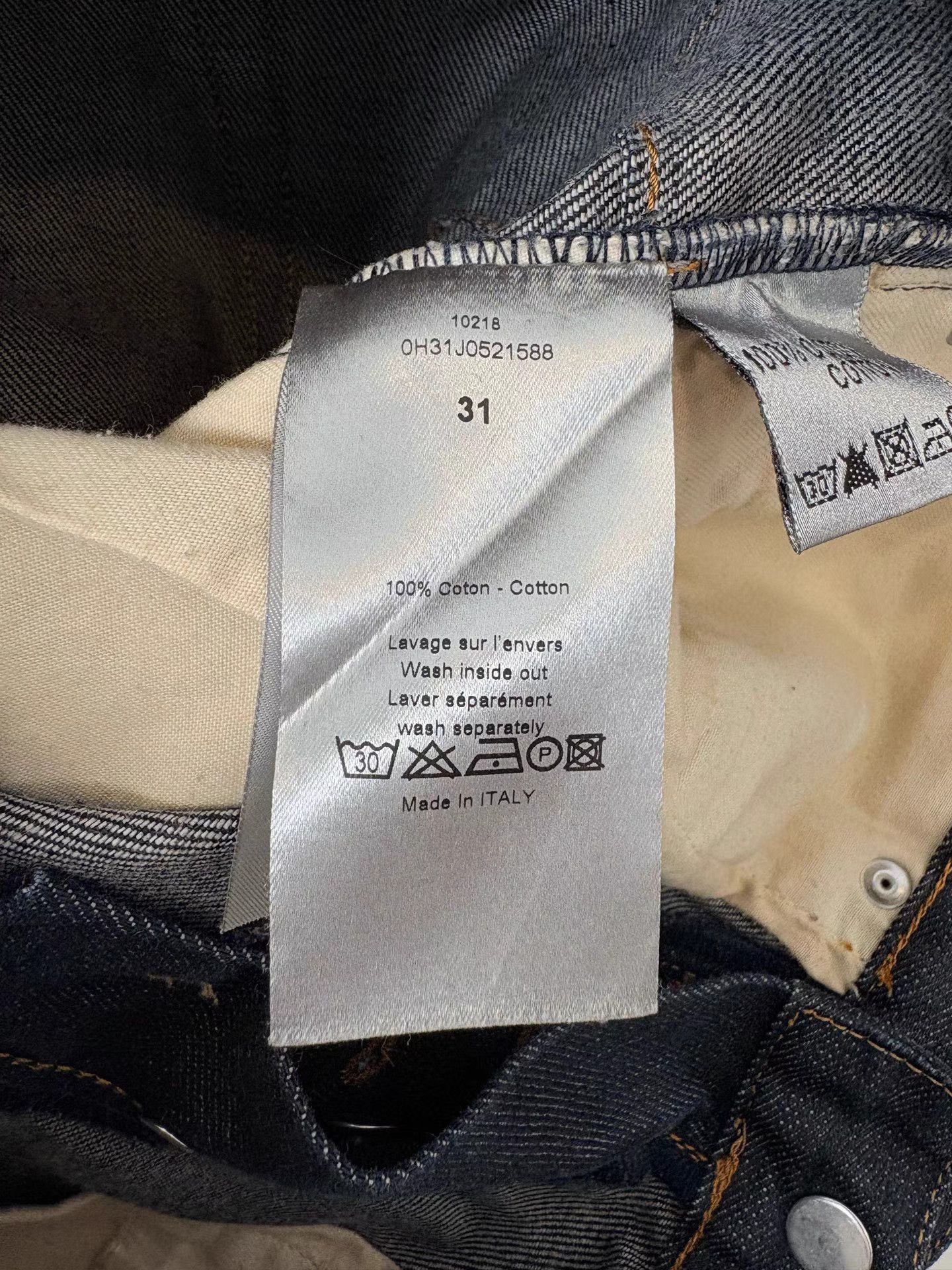 Dior DIOR Washed Jeans Size US 31 - 5 Thumbnail