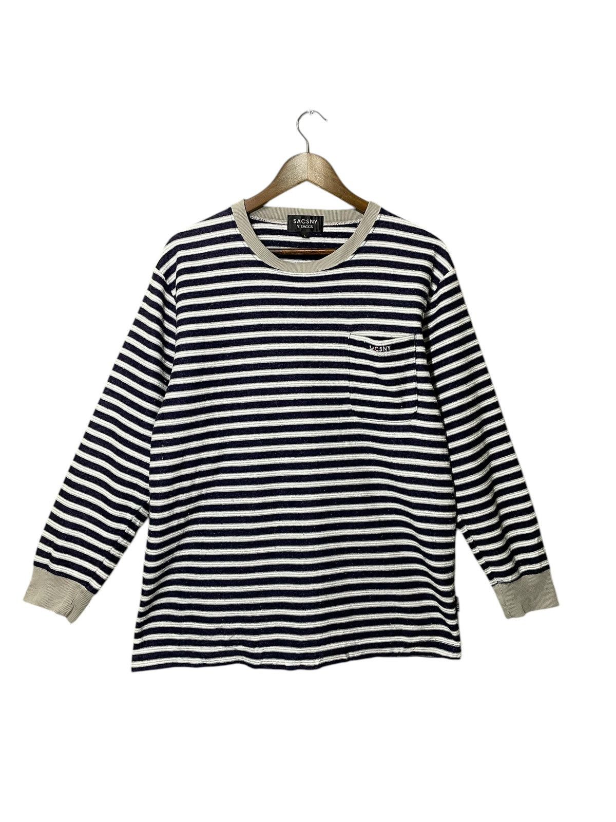 Designer × Japanese Brand × Yohji Yamamoto Sacsny Y’saccs by yohjiyamamoto crewneck sweatshirt Size US L / EU 52-54 / 3 - 1 Thumbnail