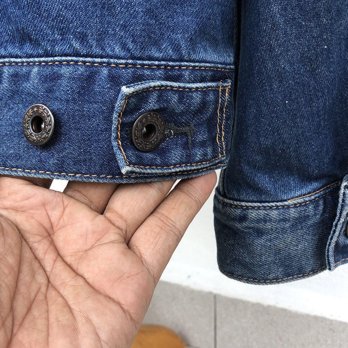 Johnbull Japanese Johnbull Trucker Denim Jacket Size US L / EU 52-54 / 3 - 11 Thumbnail