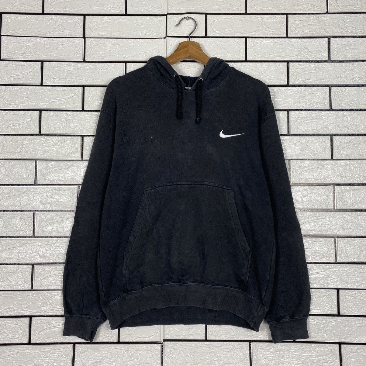 Nike Vintage Hoodie Jumper Pull Over Nike Small Pony Size US M / EU 48-50 / 2 - 13 Thumbnail