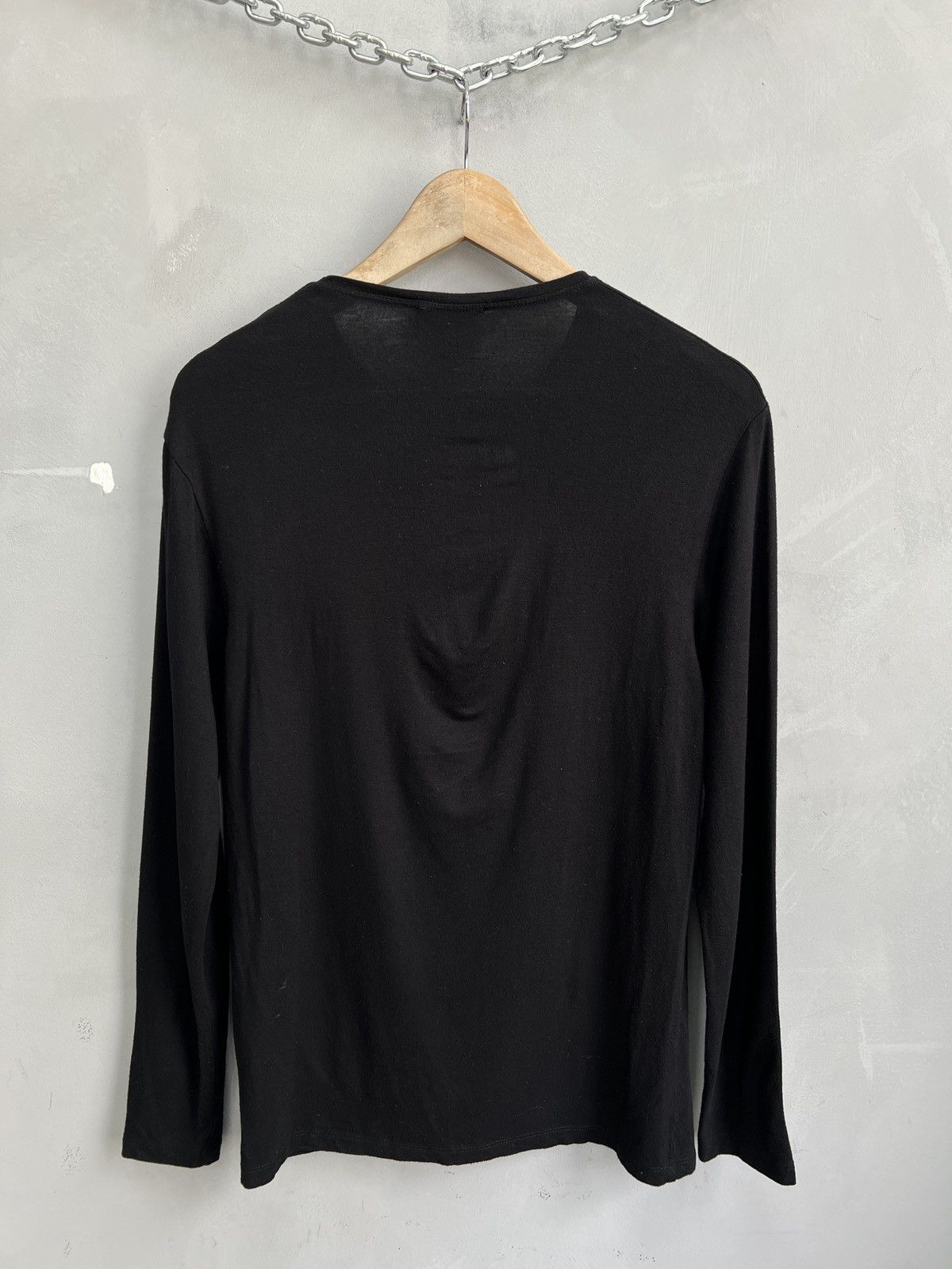 Armani Emporio Armani big logo long sleeve y2k Size US L / EU 52-54 / 3 - 8 Thumbnail