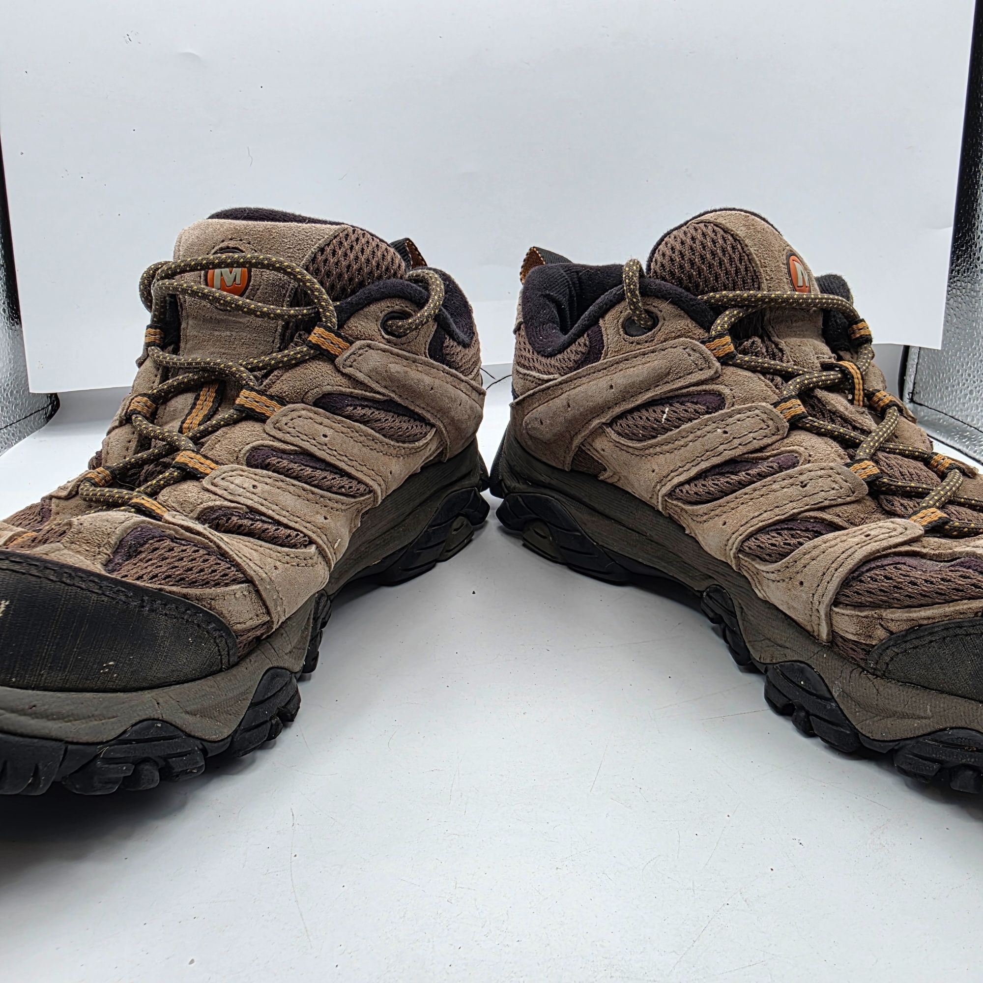 Merrell Merrell Moab 3 Mens Size 9.5 Brown Hiking Shoes Vibram Soles Size US 9.5 / EU 42-43 - 3 Thumbnail