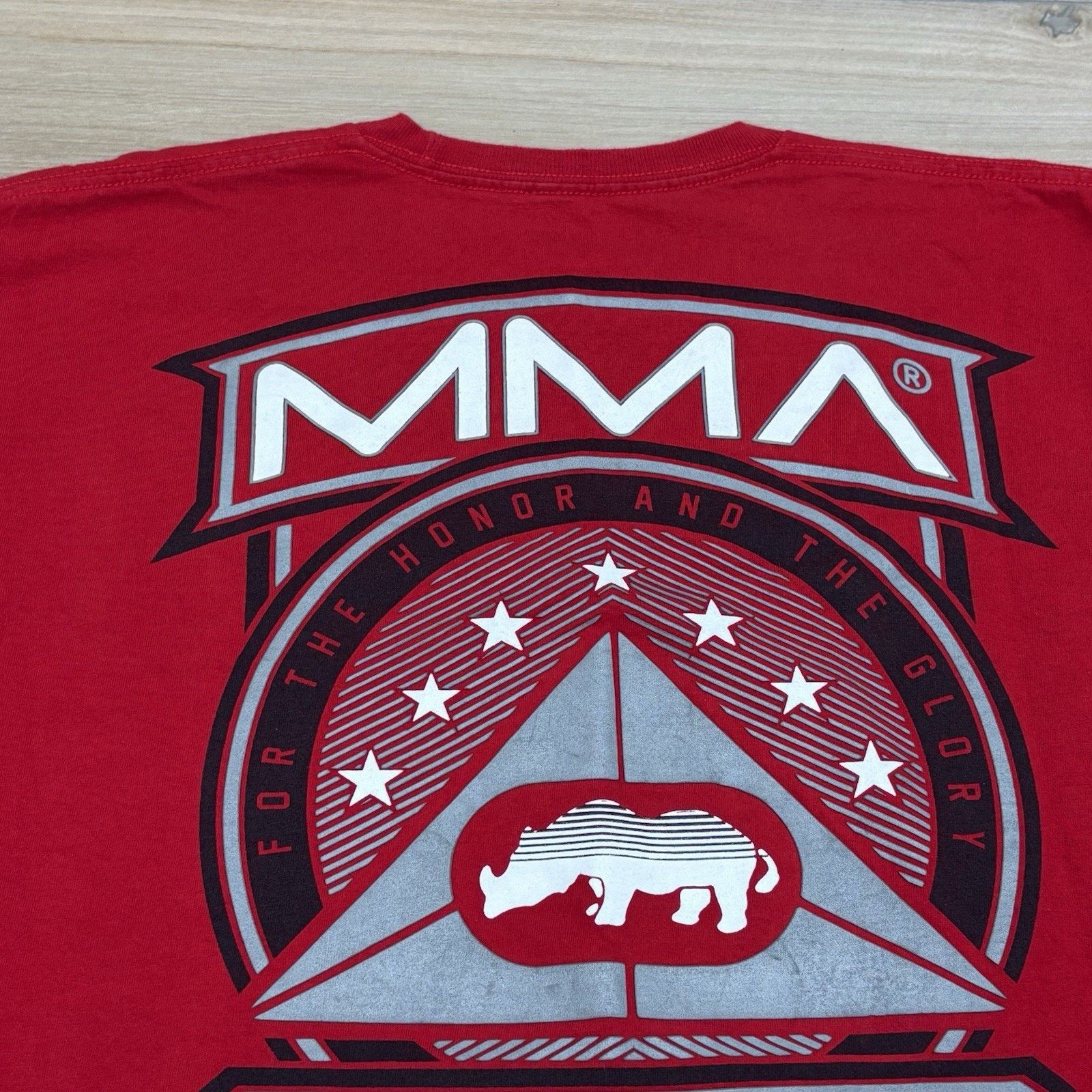 Ecko Unltd. Ecko Unltd MMA XL TShirt Y2K Red Short Sleeve Rawthentic Tee Size US XL / EU 56 / 4 - 12 Thumbnail