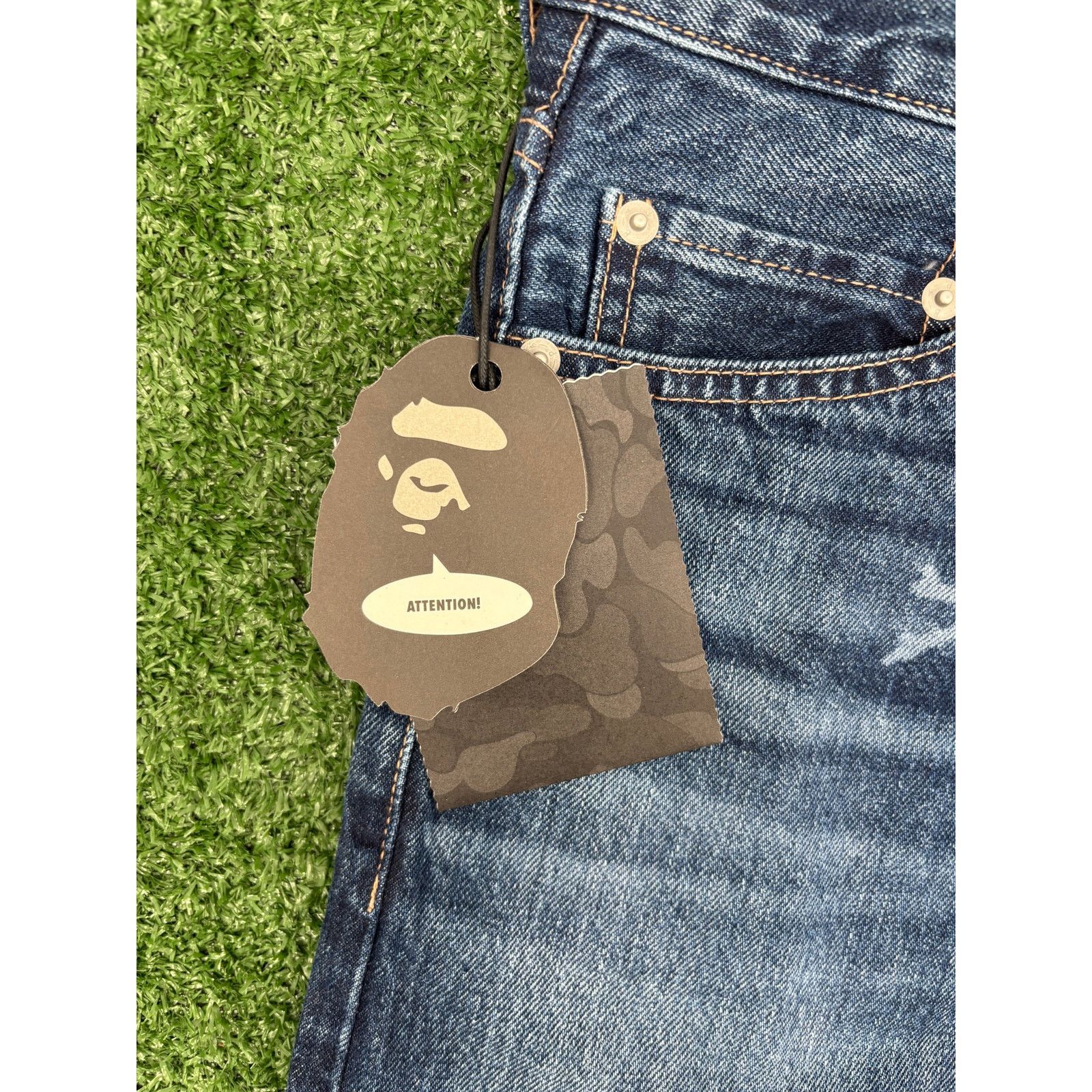 Bape Bape X Mastermind 11th Anniversary Indigo Denim Size Large Size US 33 - 3 Thumbnail