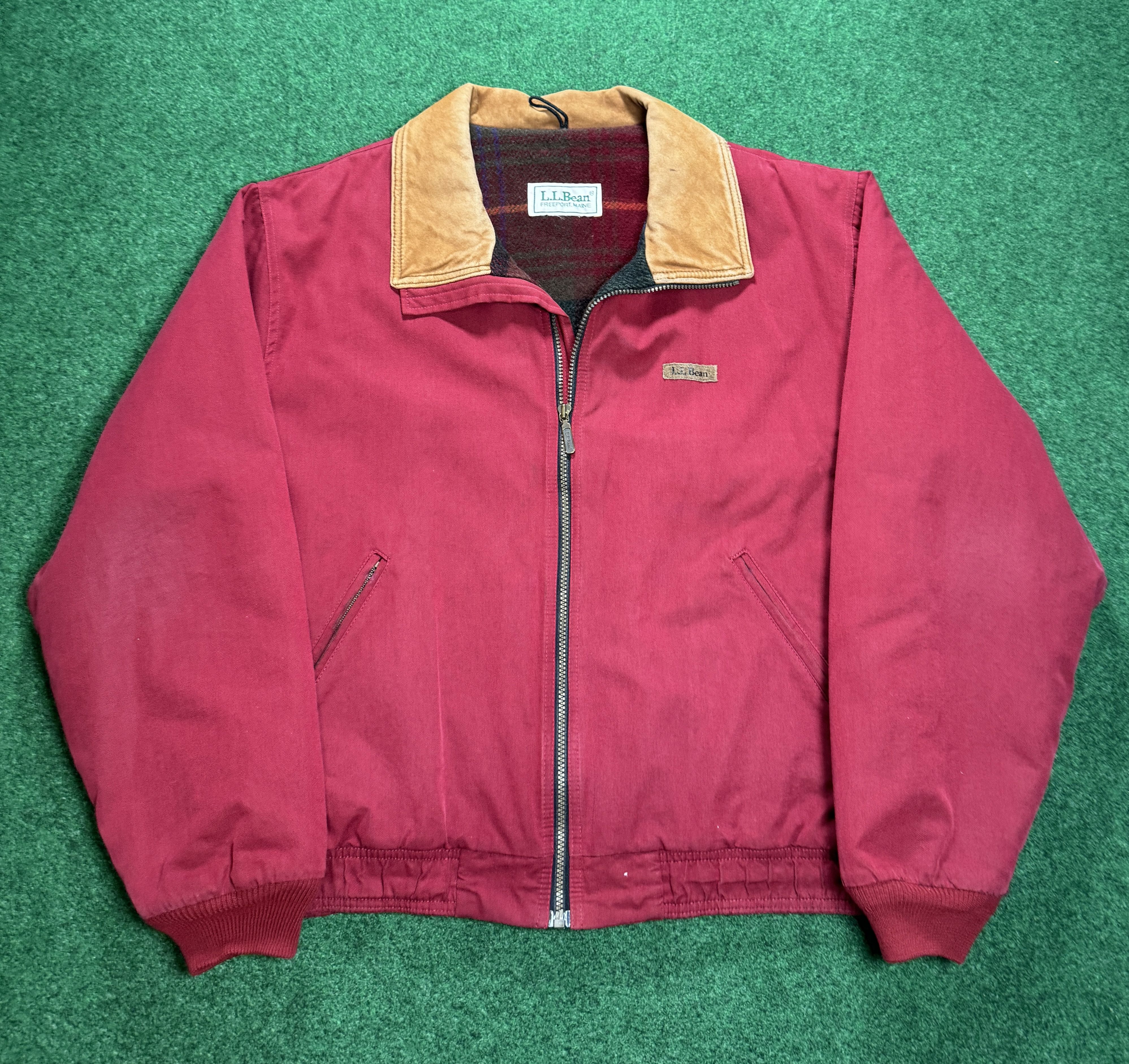 image of VTG 90's L.l. Bean Detroit Crimson Carhartt Style XL Jacket, Men's