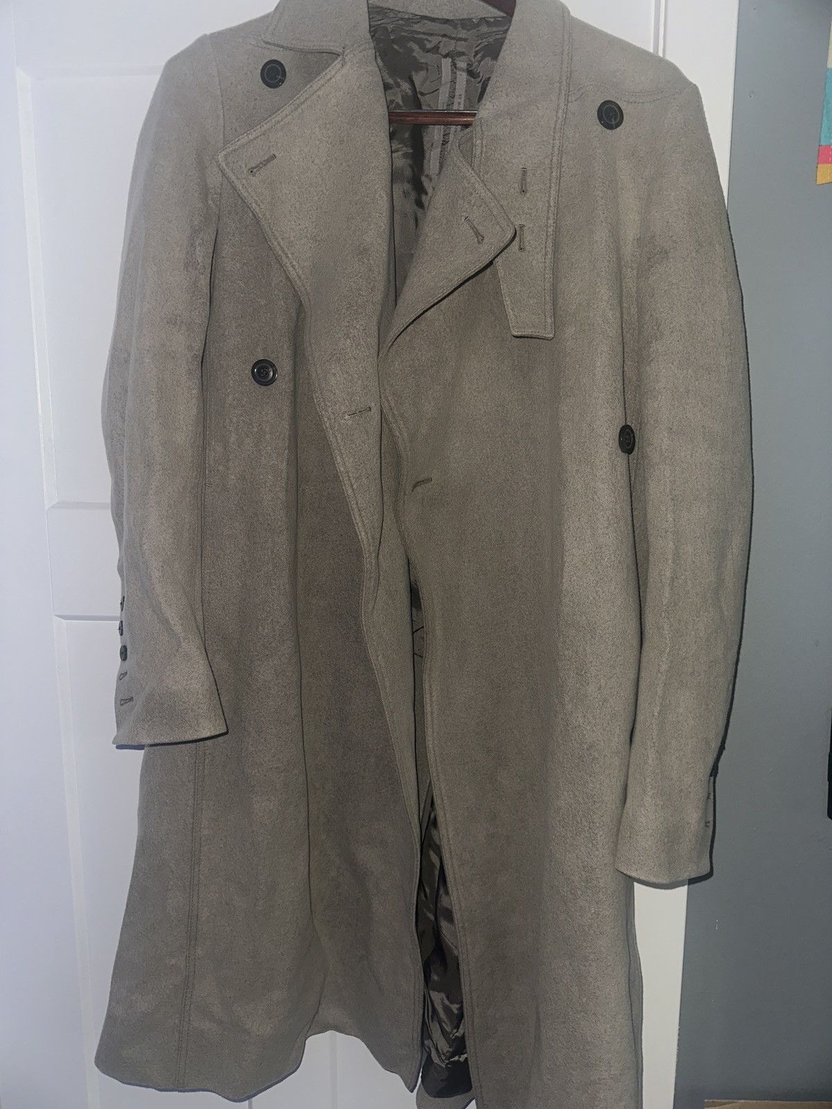 Rick Owens Rick Owens FW20 Performa Trench Coat DirtSize 50 IT / 40 US Size US M / EU 48-50 / 2 - 1 Thumbnail