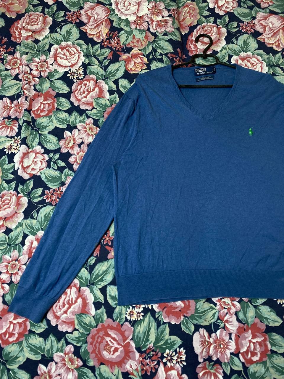 Polo Ralph Lauren × Vintage Vintage Polo Ralph Lauren V-Neck Sweater Size US XXL / EU 58 / 5 - 8 Thumbnail