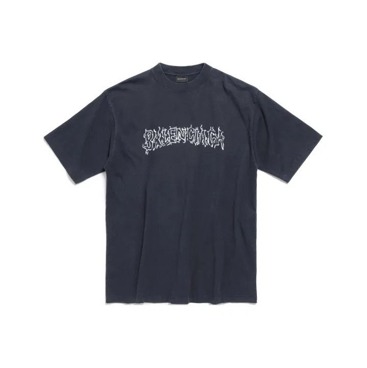 Balenciaga Balenciaga SS24 New Year Oversized Black T-Shirt Size US M / EU 48-50 / 2 - 1 Thumbnail