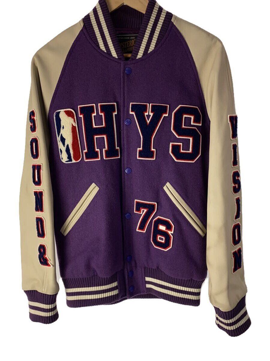 Hysteric Glamour Hysteric Glamour Stadium Jacket Purple Size US M / EU 48-50 / 2 - 1 Thumbnail