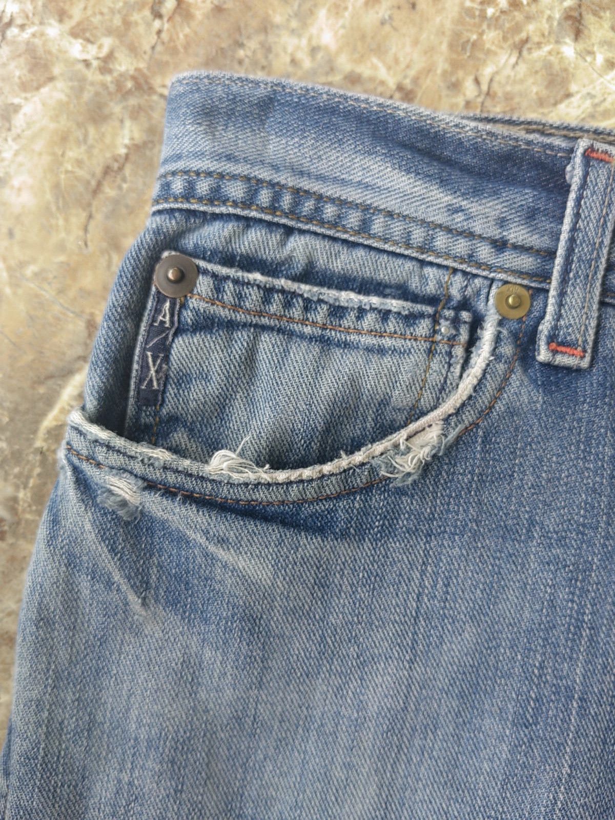 Armani Exchange Armani exchange trashed boot cut denim Size US 28 / EU 44 - 4 Thumbnail